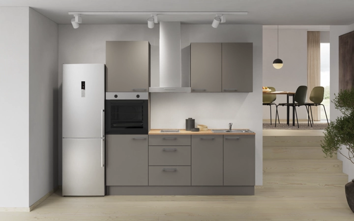 Cuisines Elite Cuisine linéaire 210 cm électroménagers inclus, planning 7 0