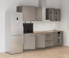 Cuisines Elite Cuisine linéare 270 cm électroménagers inclus planning 7 4