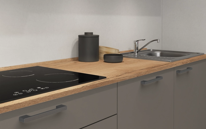 Cuisines Elite Cuisine linéare 330cm électroménagers inclus planning 7 3