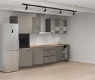 Cuisines Elite Cuisine linéare 330cm électroménagers inclus planning 7 4