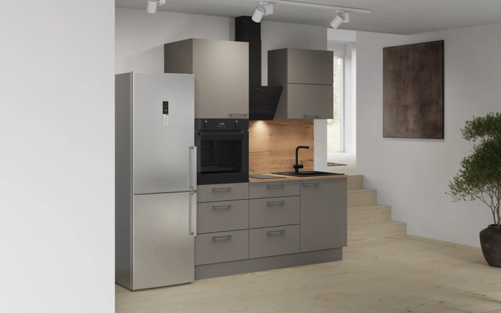Cuisines Elite Cuisine linéaire 180 cm électroménagers inclus, planning 8 1