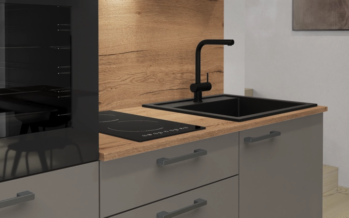 Cuisines Elite Cuisine linéaire 180 cm électroménagers inclus, planning 8 3