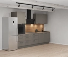 Cuisines Elite Cuisine linéaire 300 cm électroménagers inclus planning 8 1