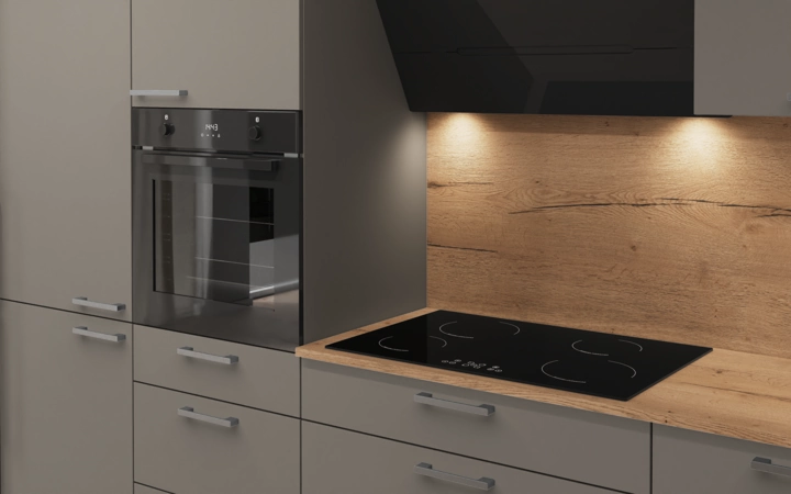 Cuisines Elite Cuisine linéare 330cm électroménagers inclus planning 8 2