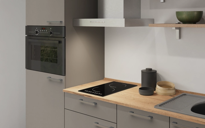 Cuisines Elite Cuisine linéaire 210 cm électroménagers inclus, planning 9 2