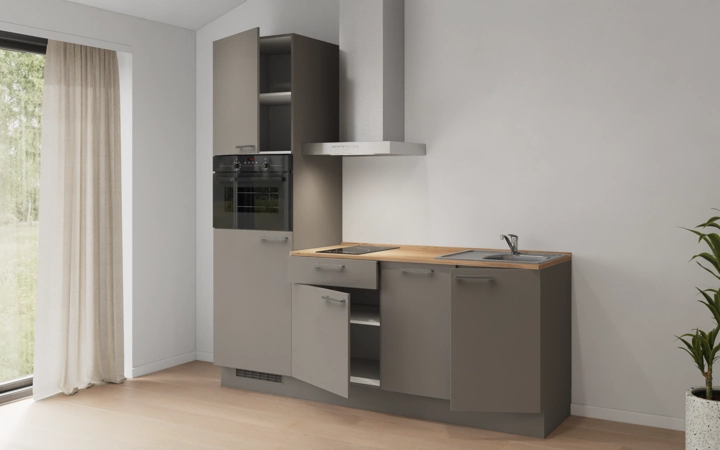 Cuisines Elite Cuisine linéaire 210 cm électroménagers inclus, planning 9 4