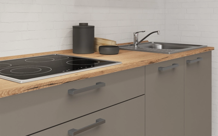 Cuisines Elite Cuisine linéaire 300 cm électroménagers inclus planning 9 3