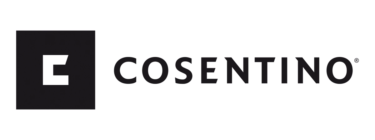 Logo de la marque Cosentino, partenaire plans de travail en pierre et quartz Logo de la marque Cosentino, partenaire plans de travail en pierre et quartz