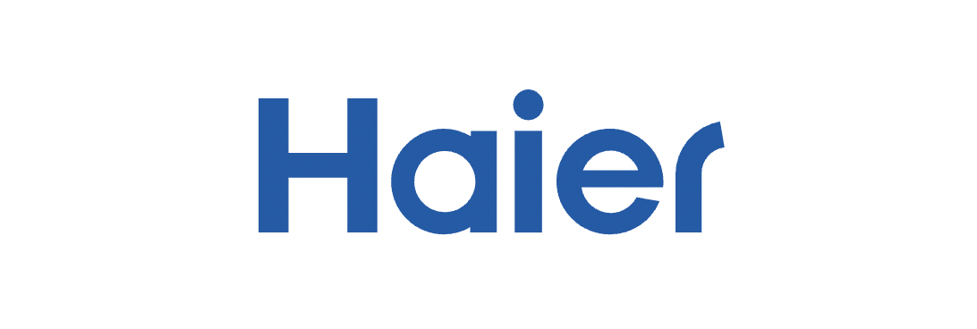 Logo de la marque Haier, partenaire électroménager Logo de la marque Haier, partenaire électroménager
