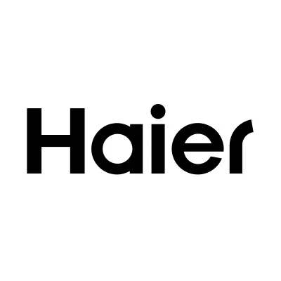 Logo de la marque Haier, partenaire électroménager Logo de la marque Haier, partenaire électroménager