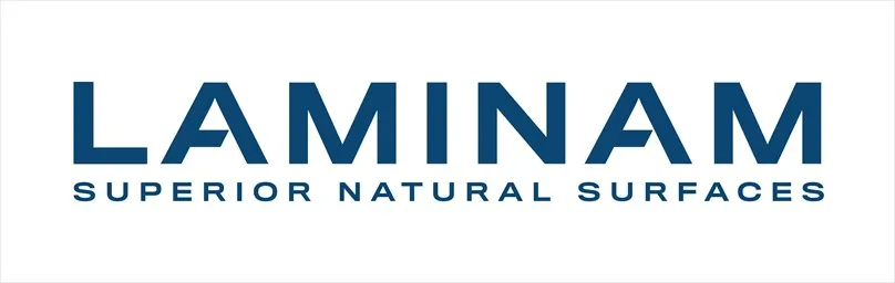 Logo de la marque Laminam, partenaire plans de travail en céramique Logo de la marque Laminam, partenaire plans de travail en céramique